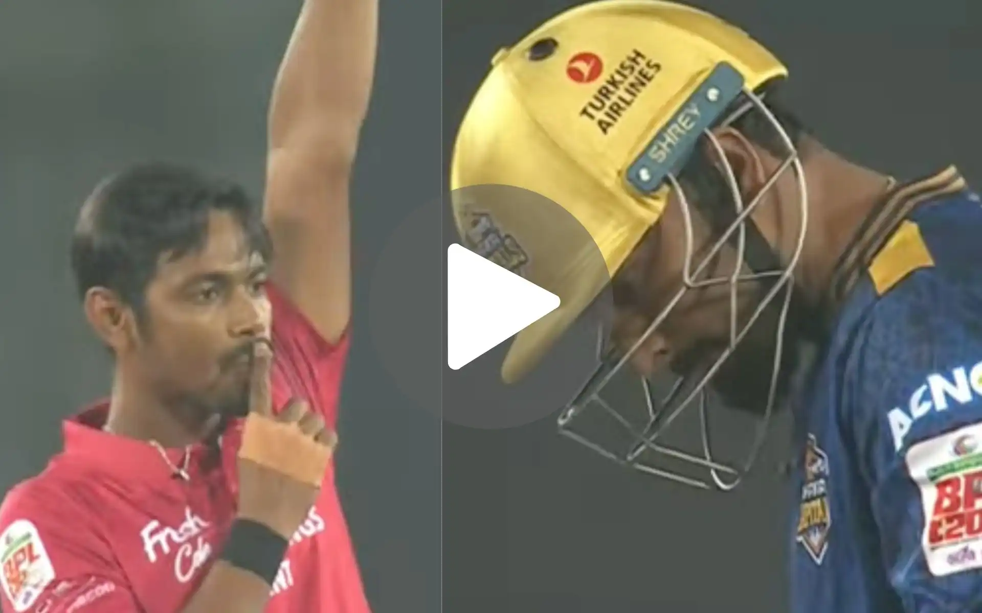 [Watch] Litton Das Puts His Head Down In Irritation As Bangladesh Bowler Knocks Him Over